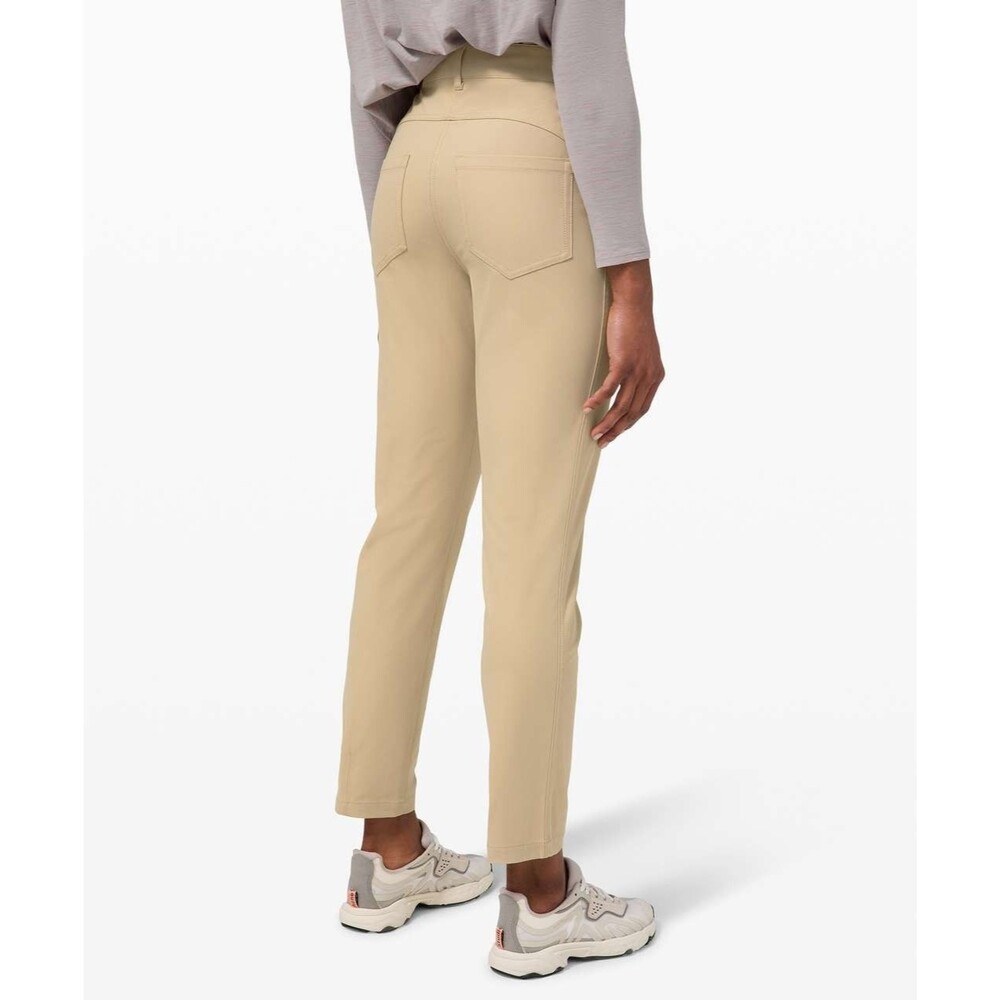 Lululemon City Sleek 5 Pocket 7/8 Pants Womens Sz 2 Trench Tan W5CZIS Business